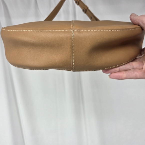 Portland Leather Goods Classic Nora Shoulder Bag in color Honey - Picture 5 of 11